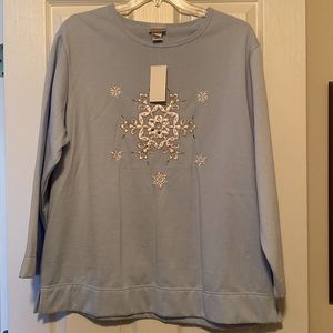Brand new Snowflake Sweater Winter/Holiday